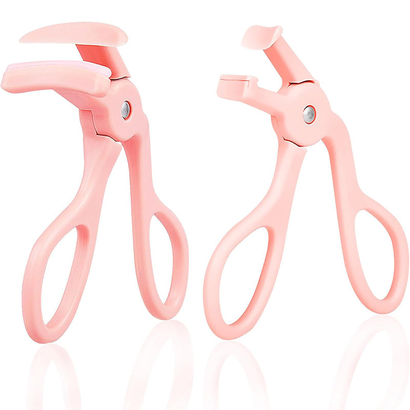 Pink eyelash curler